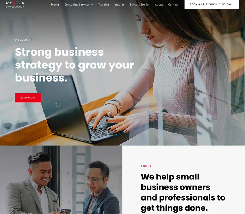 BUSINESS CONSULTANCY CORPORATE SITE