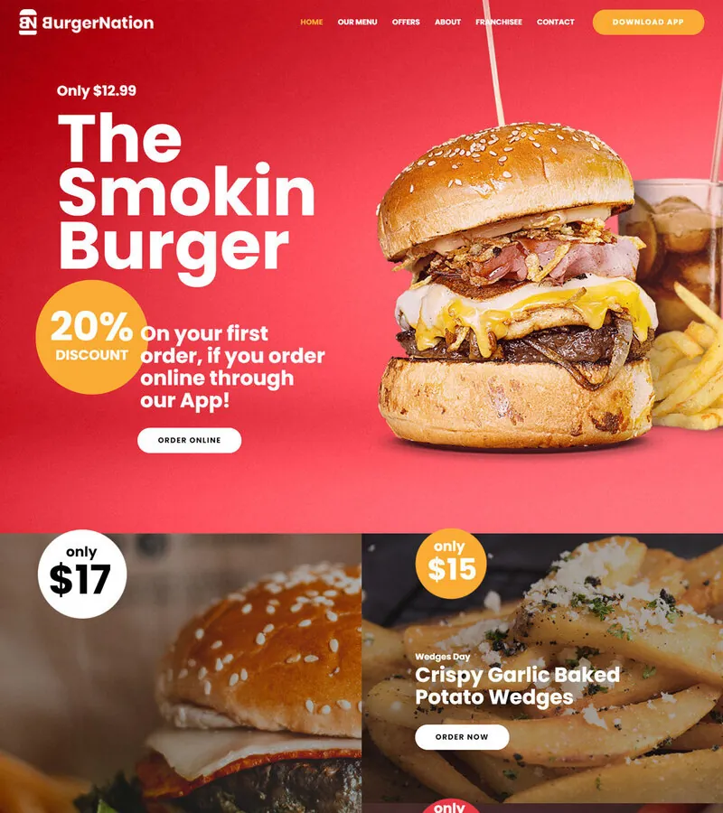 The Smokin' Burger E-Commerce